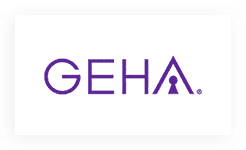 A purple geha logo is shown.